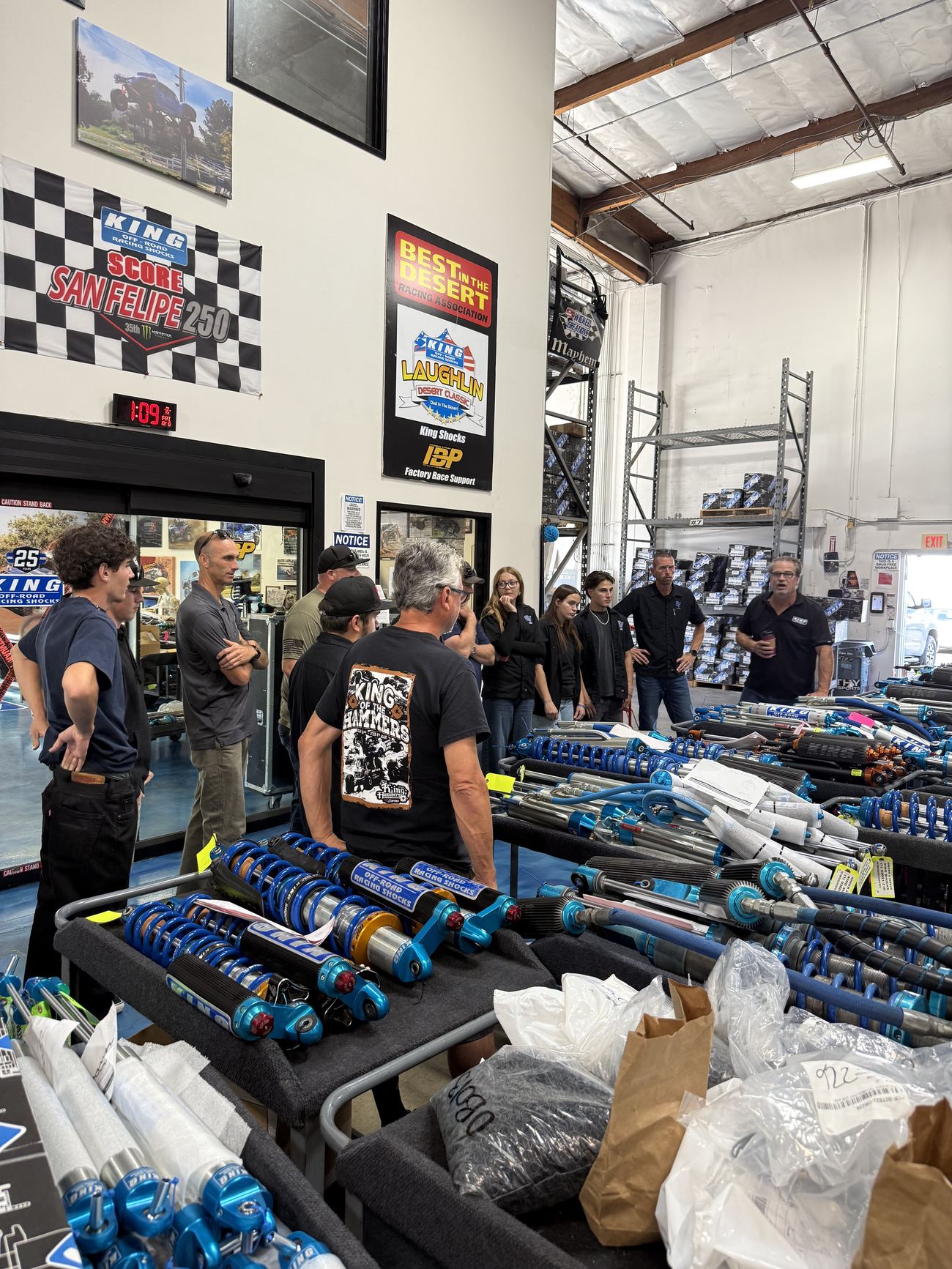 Finished King coilovers ready to ship