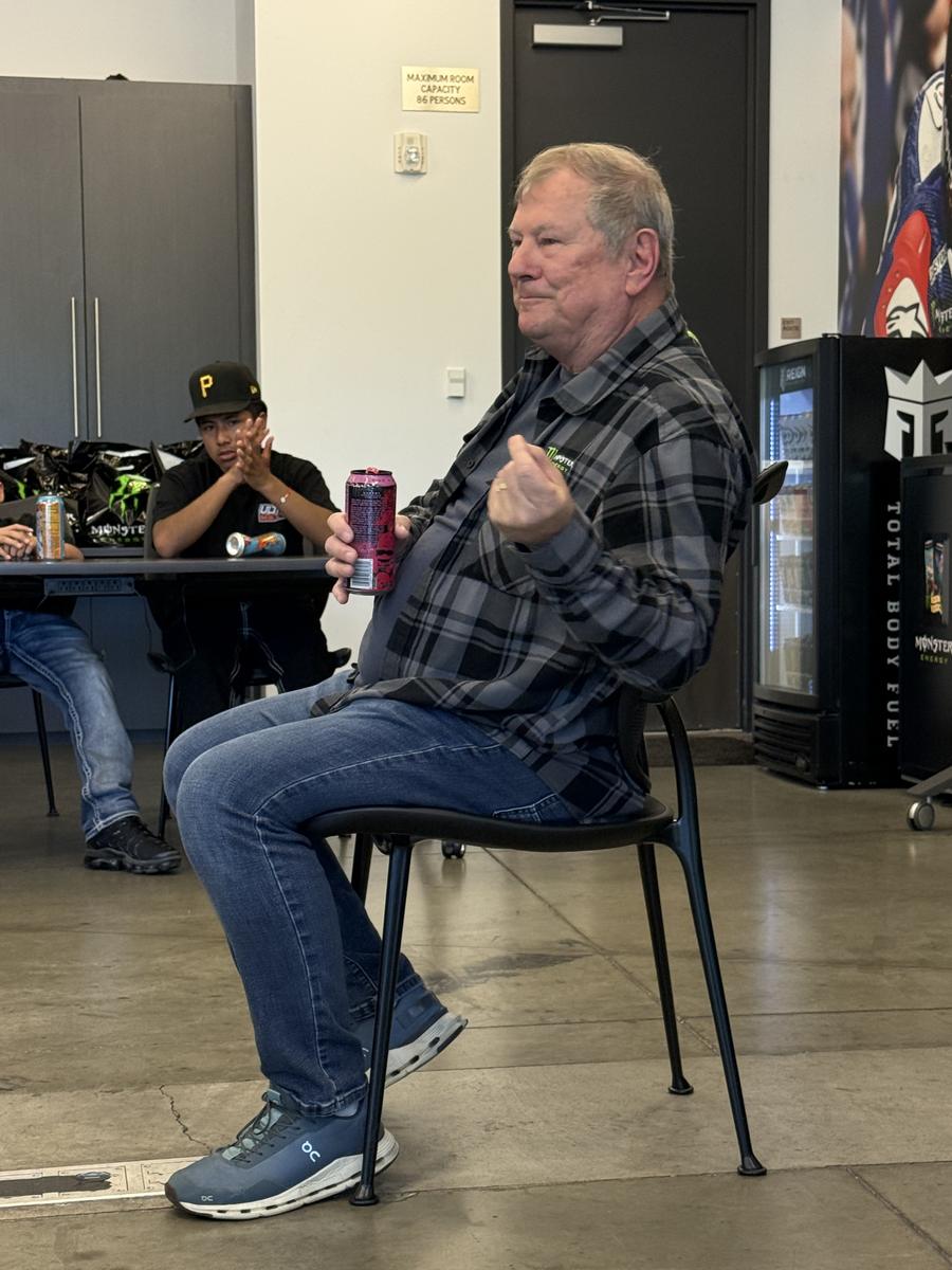 Monster Energy CFO Tom Kelly talks careers with the students