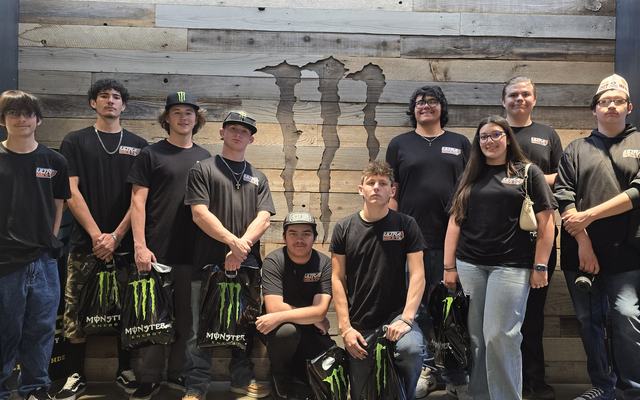 Students at Monster Energy world headquarters